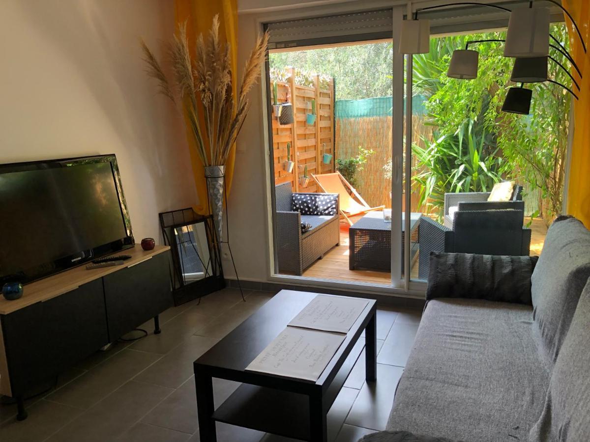 Agreable T2 Traversant Rdc Avec Terrasse + Balcon+ Parking 2 Places 몽펠리에 외부 사진